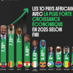 Les 10 pays africains avec la plus forte croissance économique en 2025